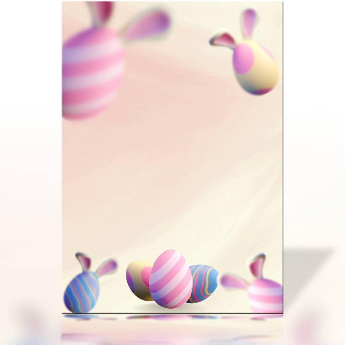 Motiv-Briefpapier “Frohe Ostern” DIN A4 – #hansarbeit - #HansArbeit