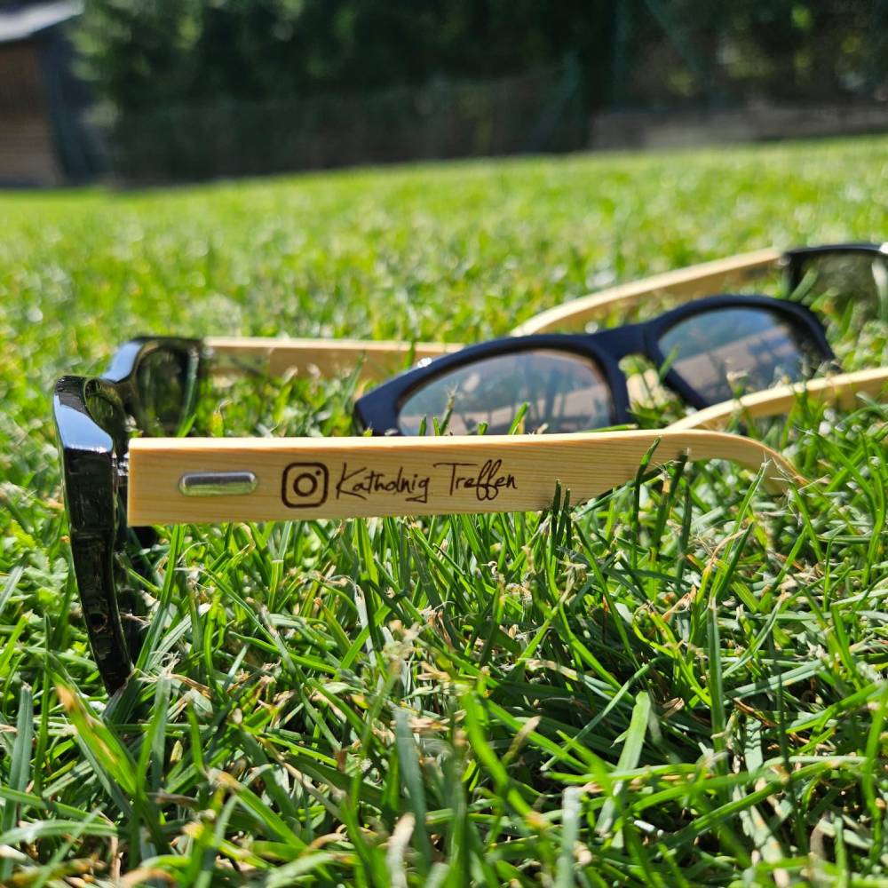 WALDGLANZ - Individuell Gravierte Bambus Sonnenbrille - #HansArbeit