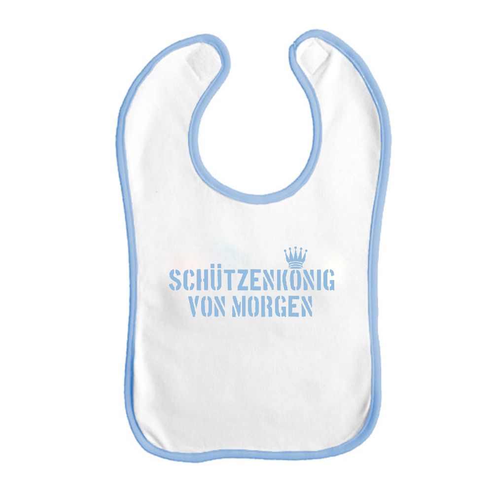 Double Layer Babylätzchen "Schützenkönig von Morgen"