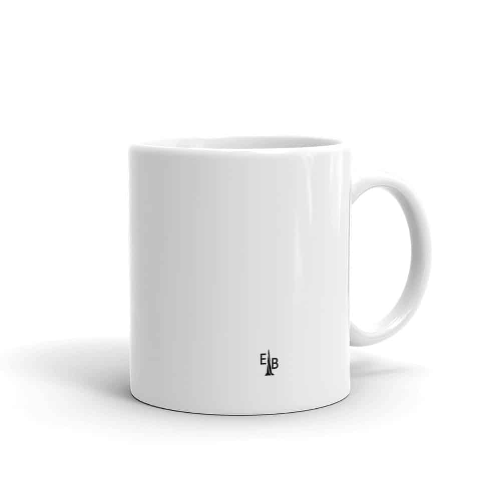 Bedruckte Tasse für “Bienenkuschler”, sw