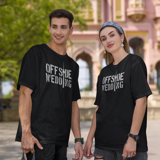 Berlin Offside Wedding - Urban Chic T-Shirt in Silber-Flexdruck