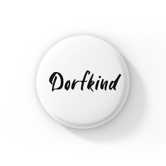 "Dorfkind" Ansteckbutton von #HansArbeit (Ø 25 mm) mit Nadel-Verschluss