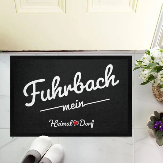 Fußmatte 'Fuhrbach - Mein Heimatdorf' - Willkommen in deinem Heimatort
