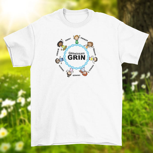 "Gemeinsam GRIN" - Das offizielle Unisex T-Shirt für den Verein "Gemeinsam Grin"