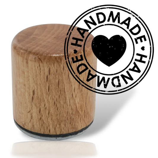 "Hand Made" mit Herz | #HansArbeit | Ø 30 mm | Ideal für Deine DIY-Projekte