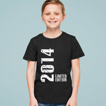 Personalisiertes Kinder T-Shirt 'Geburtsjahr' - B&C Exact 150 / Kids, Limited Edition